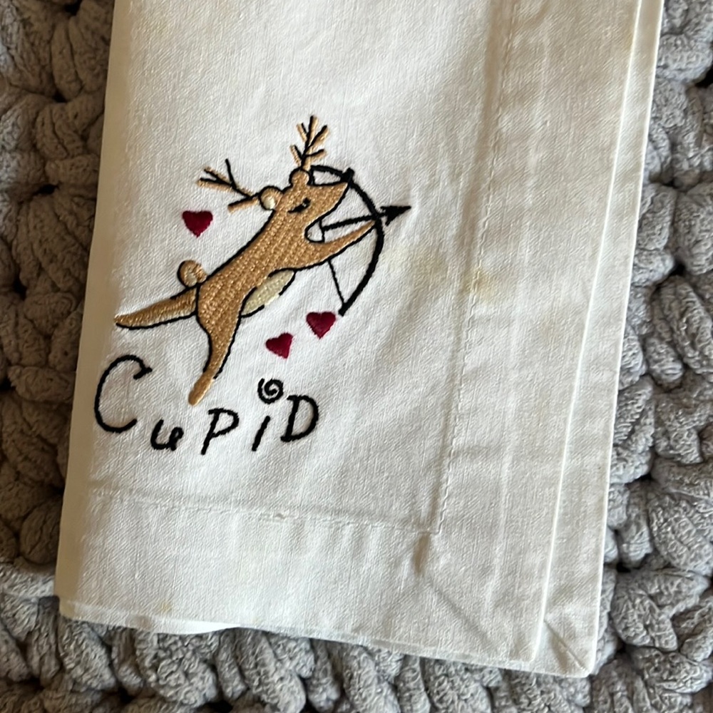 Pottery Barn Reindeer CUPID